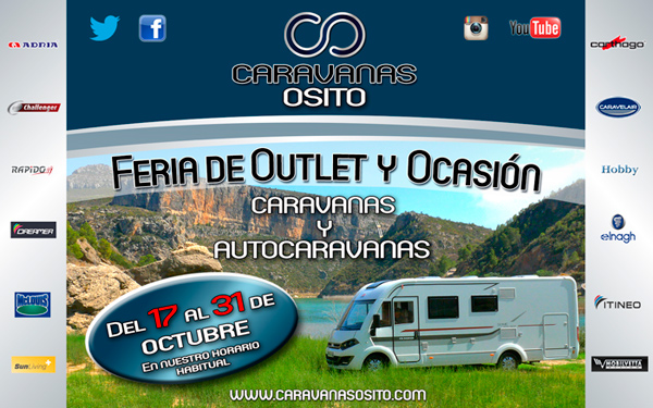 Feria Outlet y de Ocasión de Caravanas y Autocaravanas