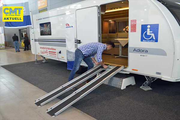 Nueva caravana sin barreras adaptada a las personas con discapacidad