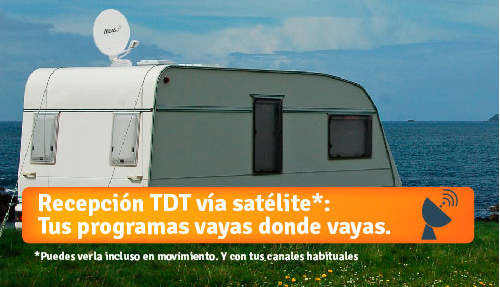 Disfruta de tus programas de TV favoritos en tu caravana