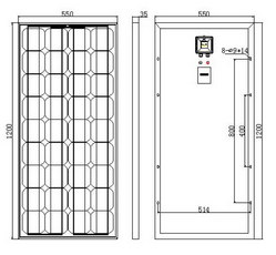 Alba-Sun 100w Kit Solar completo perfecto para caravanas y autocaravanas