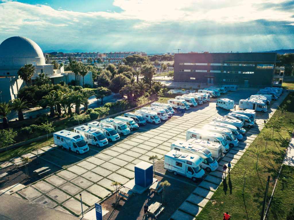 El parking de autocaravanas de Kobetas permanecerá abierto todo el