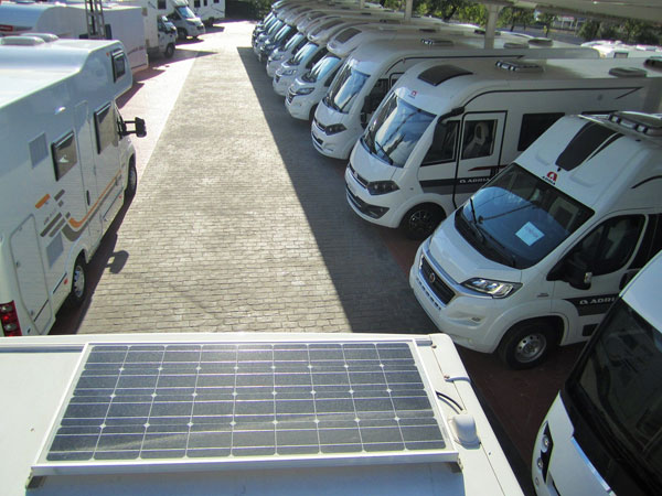 Placa solar autocaravana