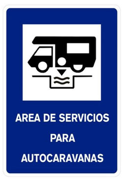 area de servicios para autocaravanas